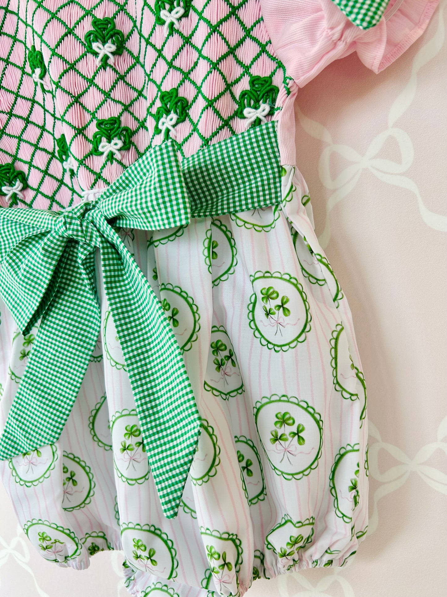 Lucky Lady Smocked Bubble