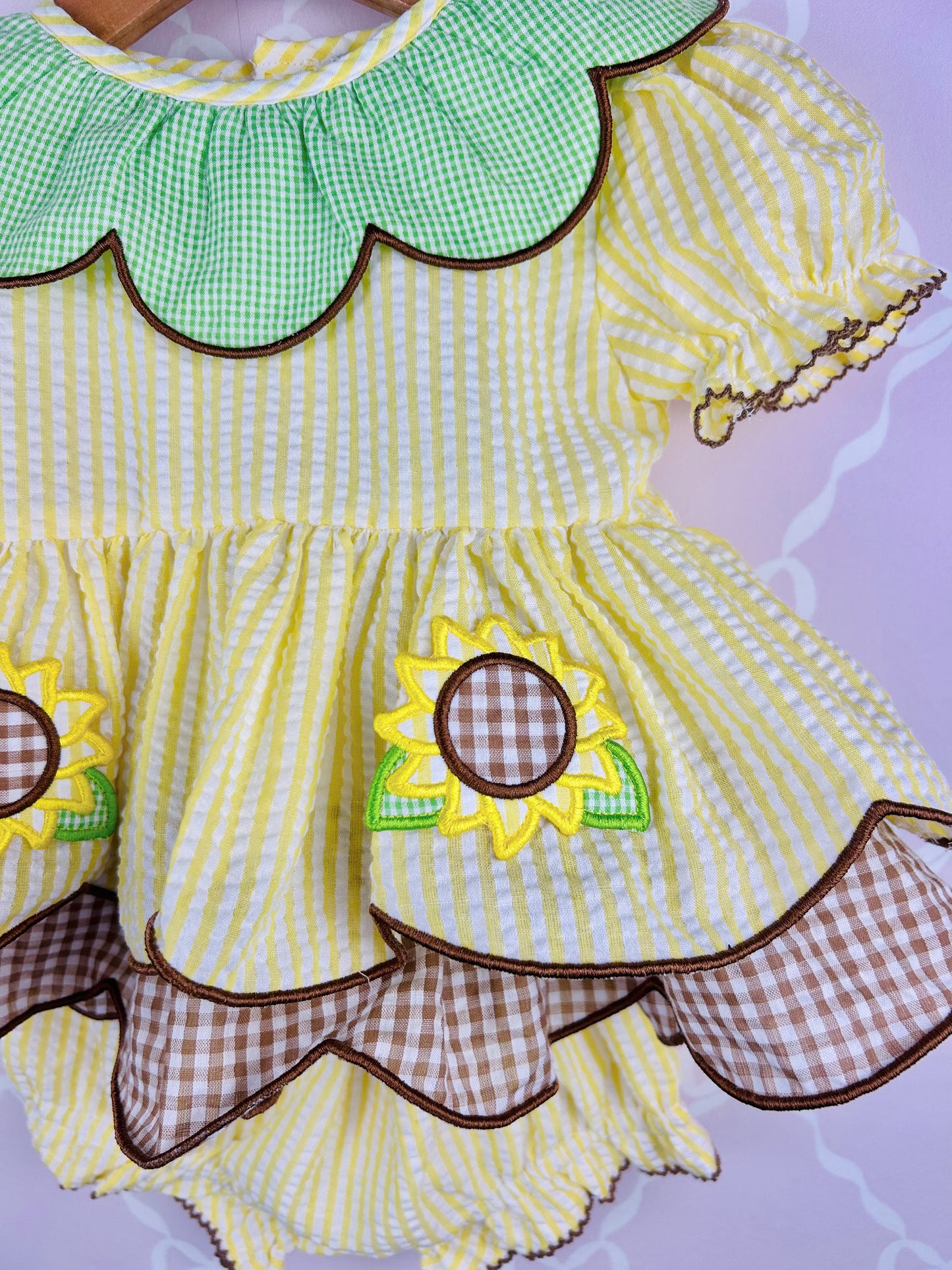 Sunflower Bloomer Set