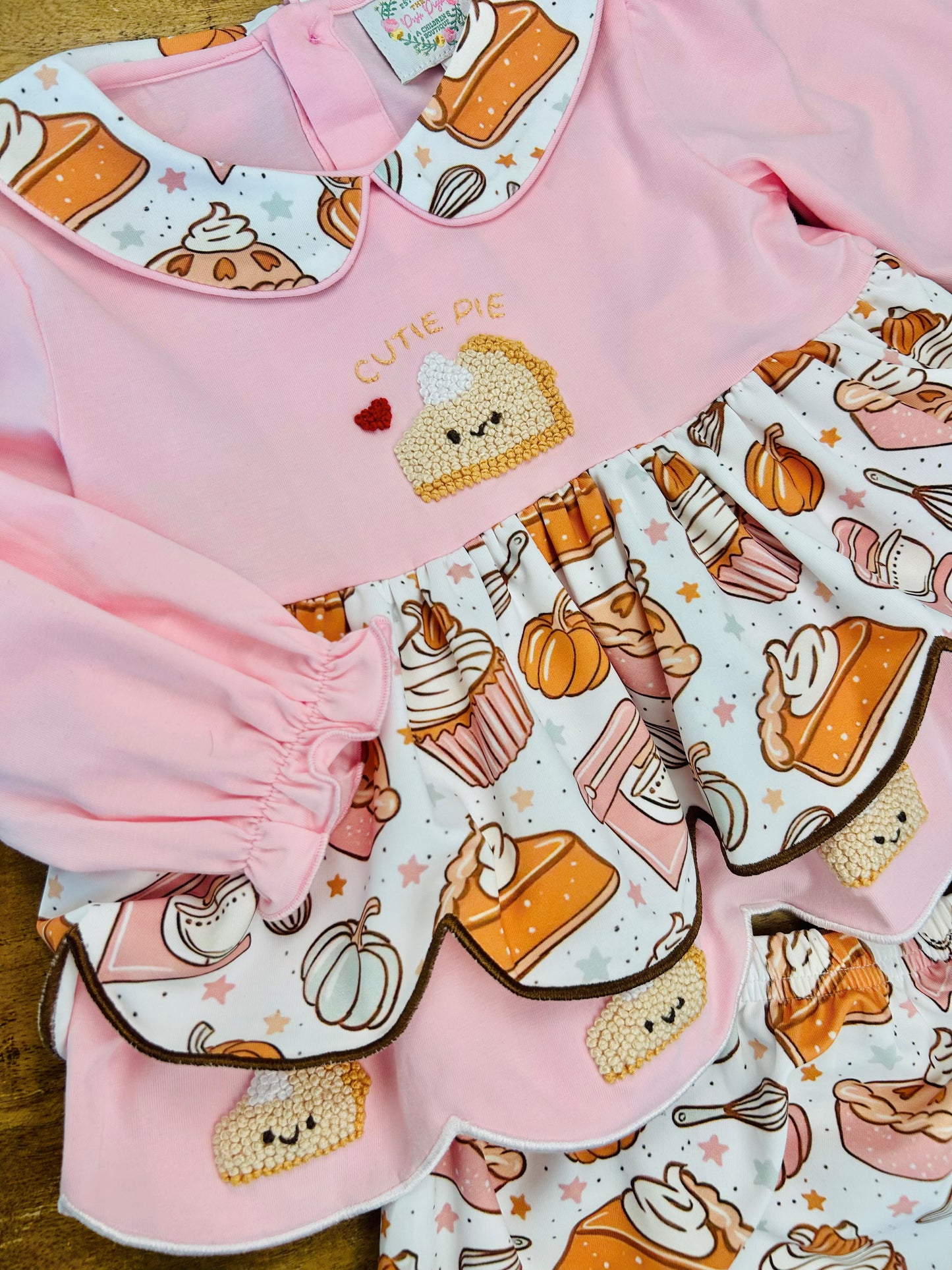 Cutie Pie Long Sleeve Bloomer Set
