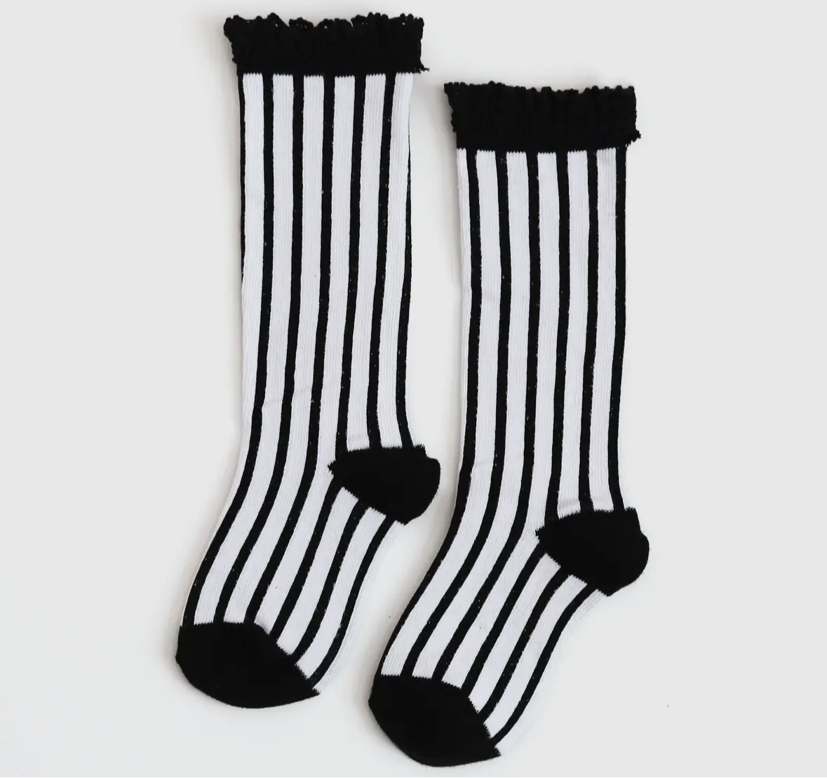 Little Stocking Co. Vertical Stripe Knee Socks