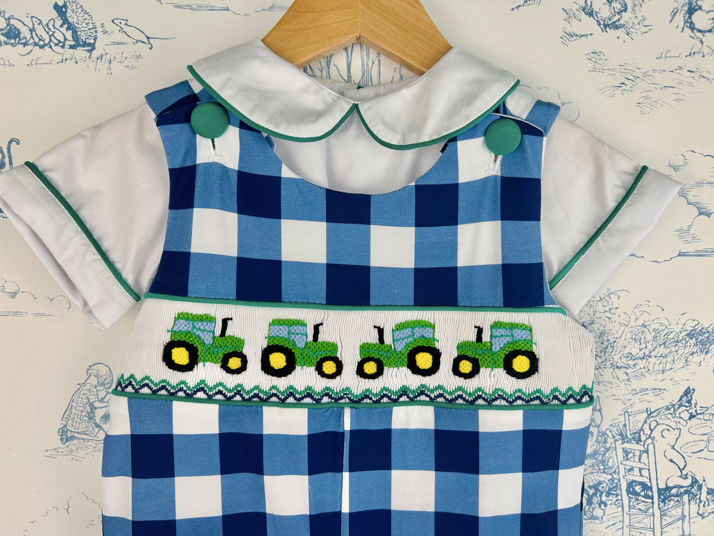Tractor Boys Overalls Set