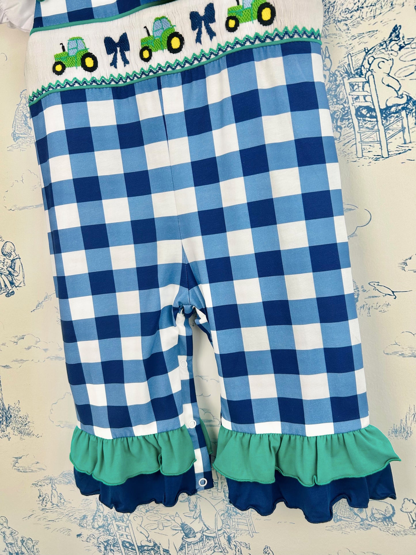 Tractor Girls Overalls Set