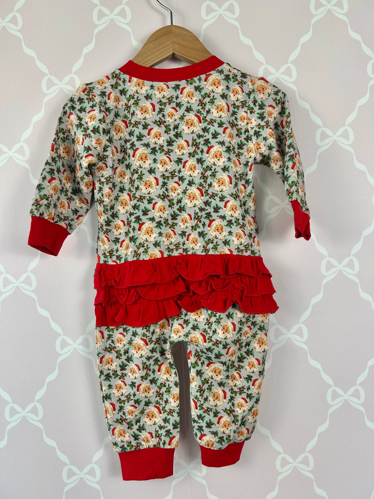 Vintage Santa Girl Zippy