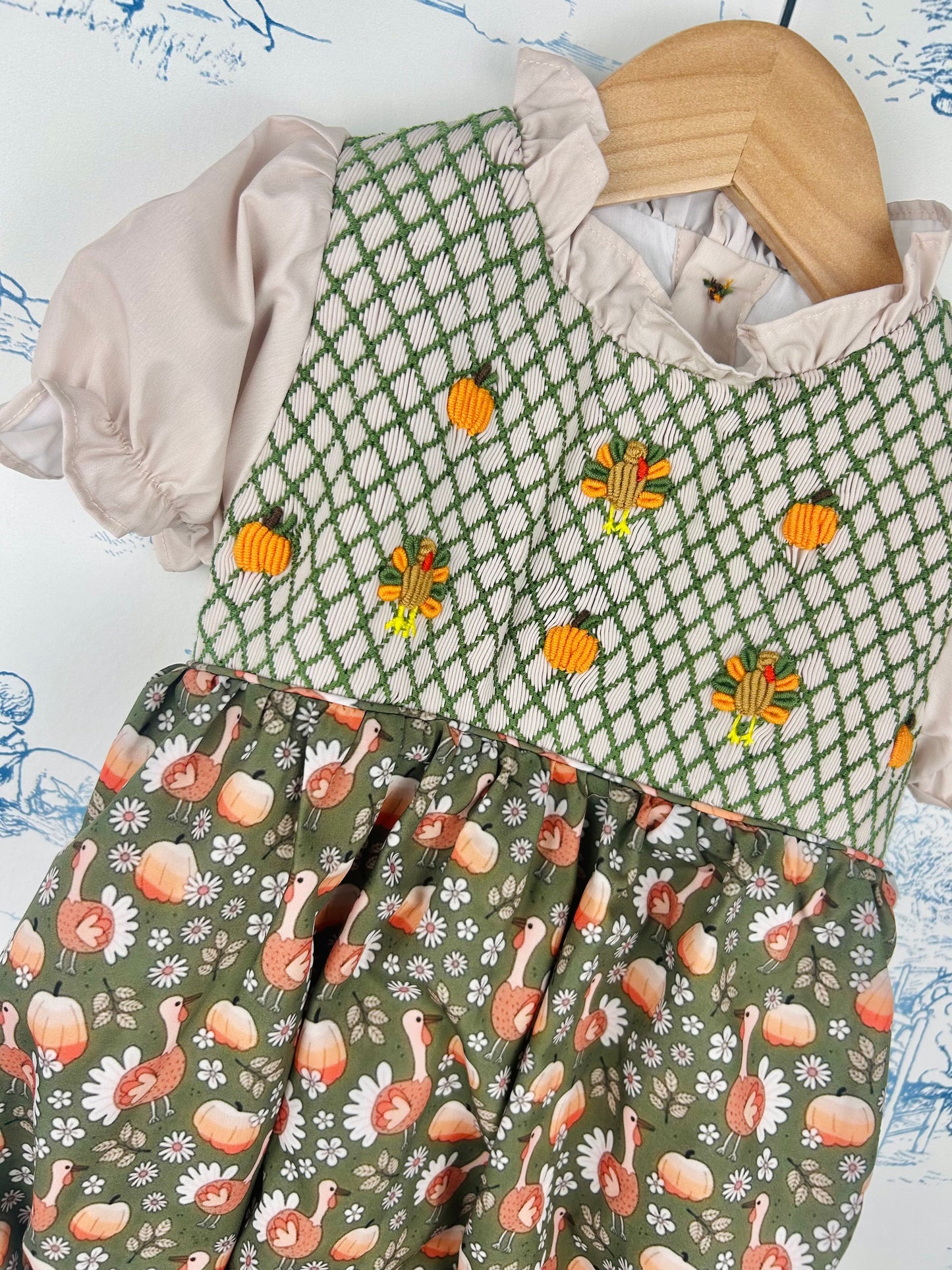 Turkey and Pumpkins Bubble