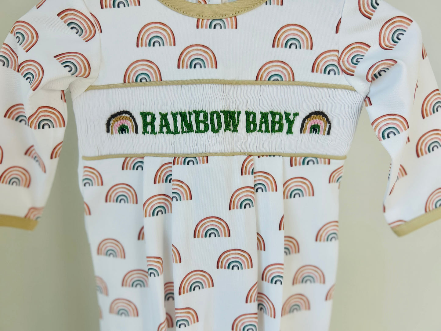 Rainbow Baby Gown