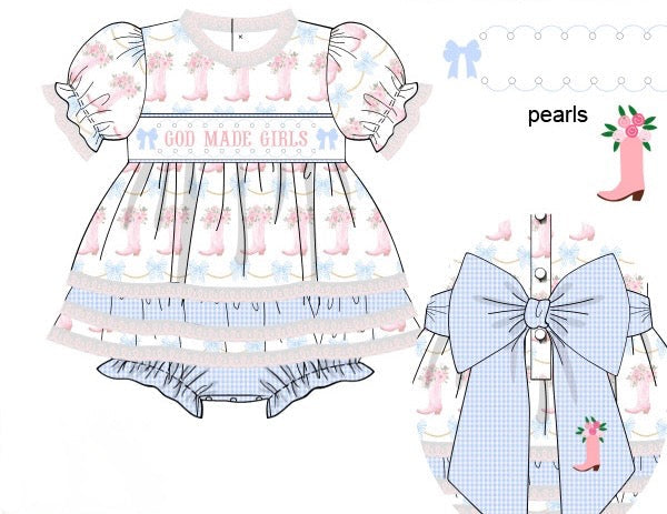 PO1230 God Made Girls Skirted Bubble PREORDER