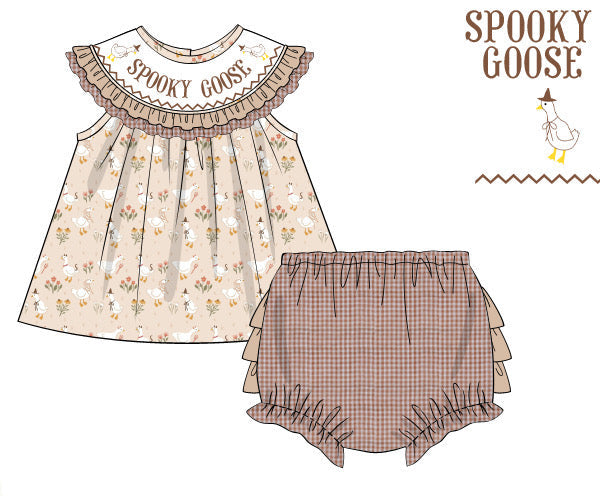 Spooky Goose Bloomer Set