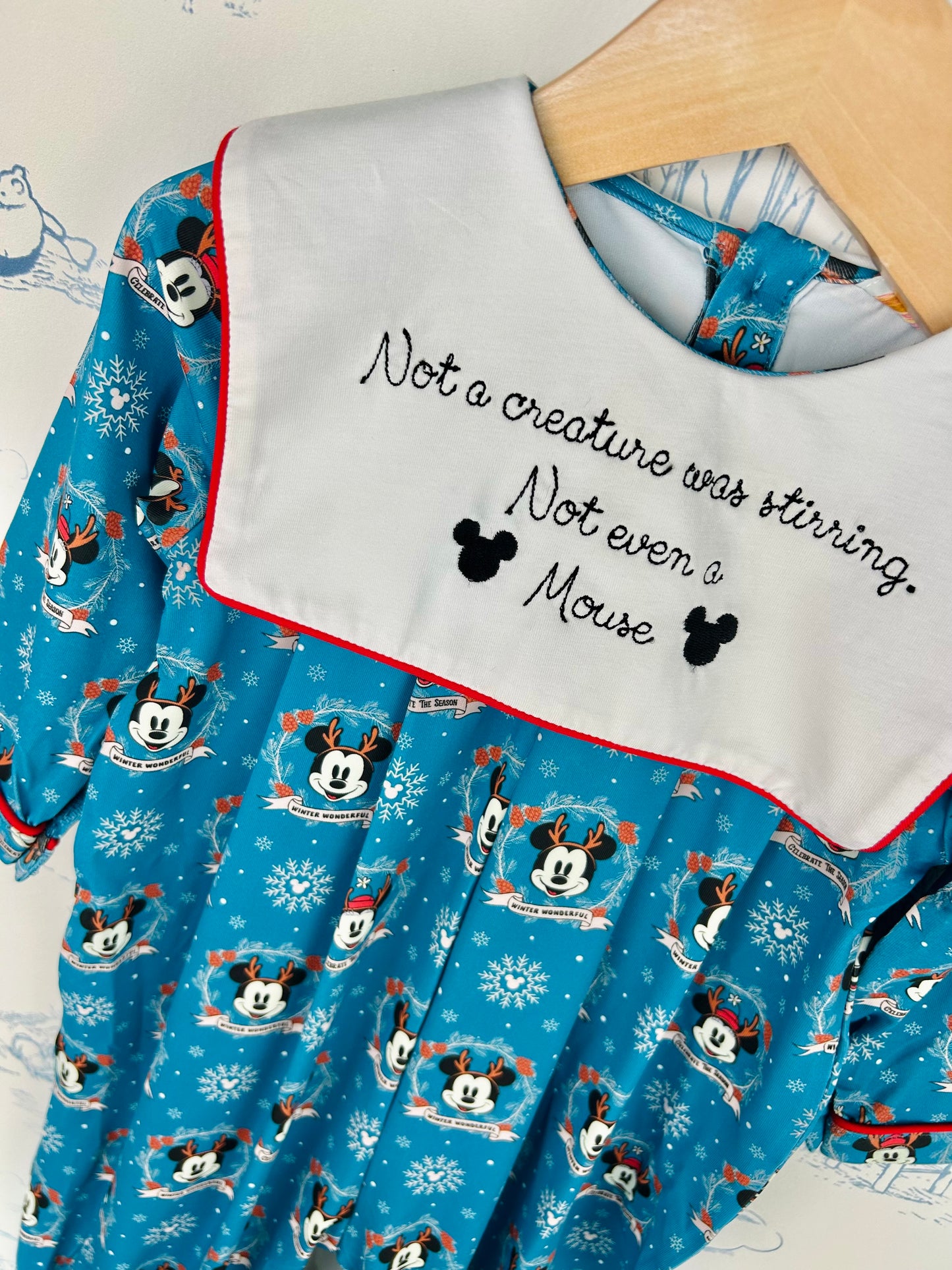 Mouse Christmas Boys Romper