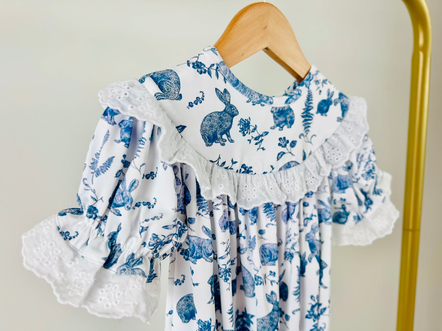 Blue Easter Toile