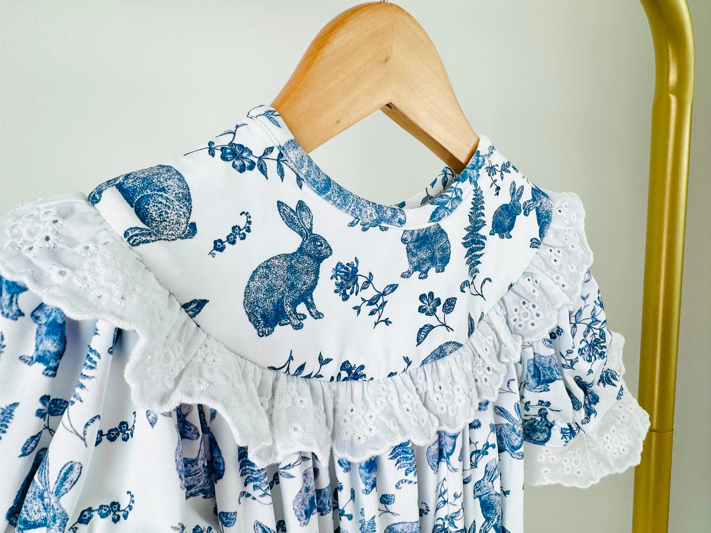 Blue Easter Toile