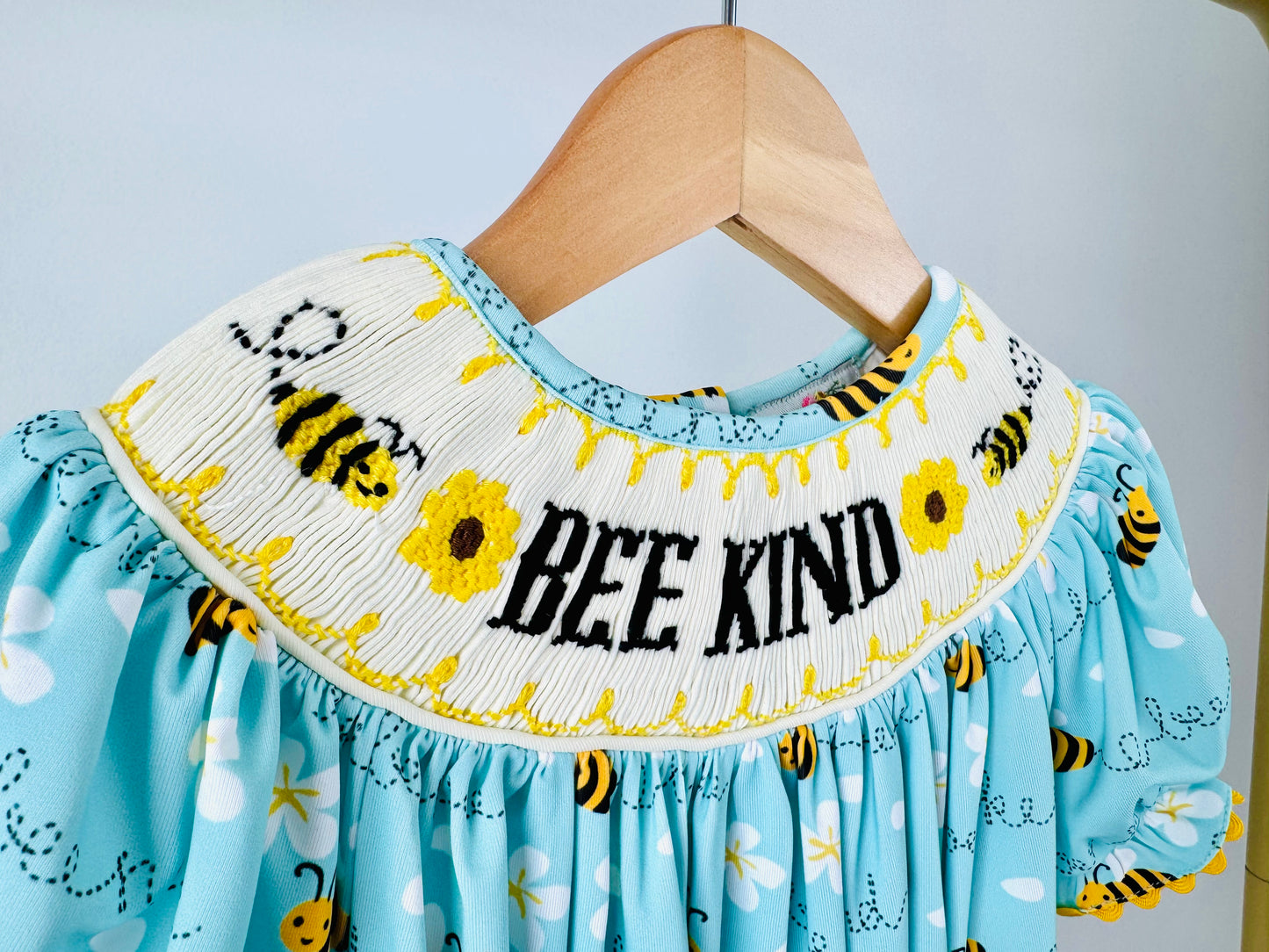 Bee Kind Smocked Bubble