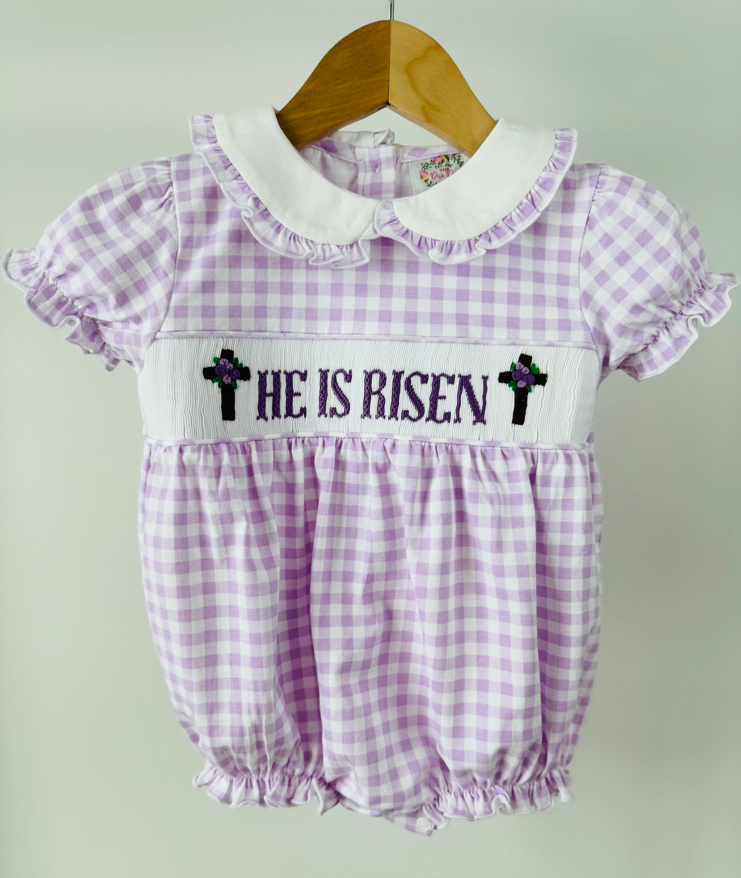 He Is Risen Girl Bubble