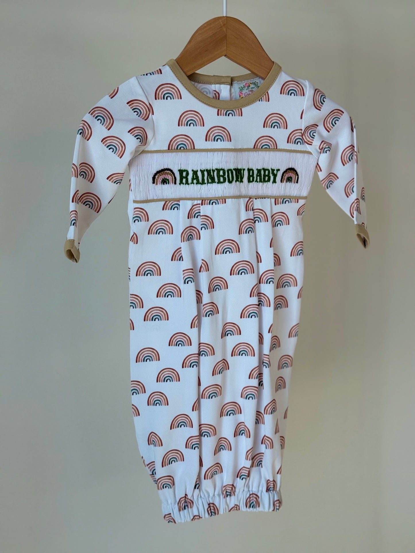 Rainbow Baby Gown