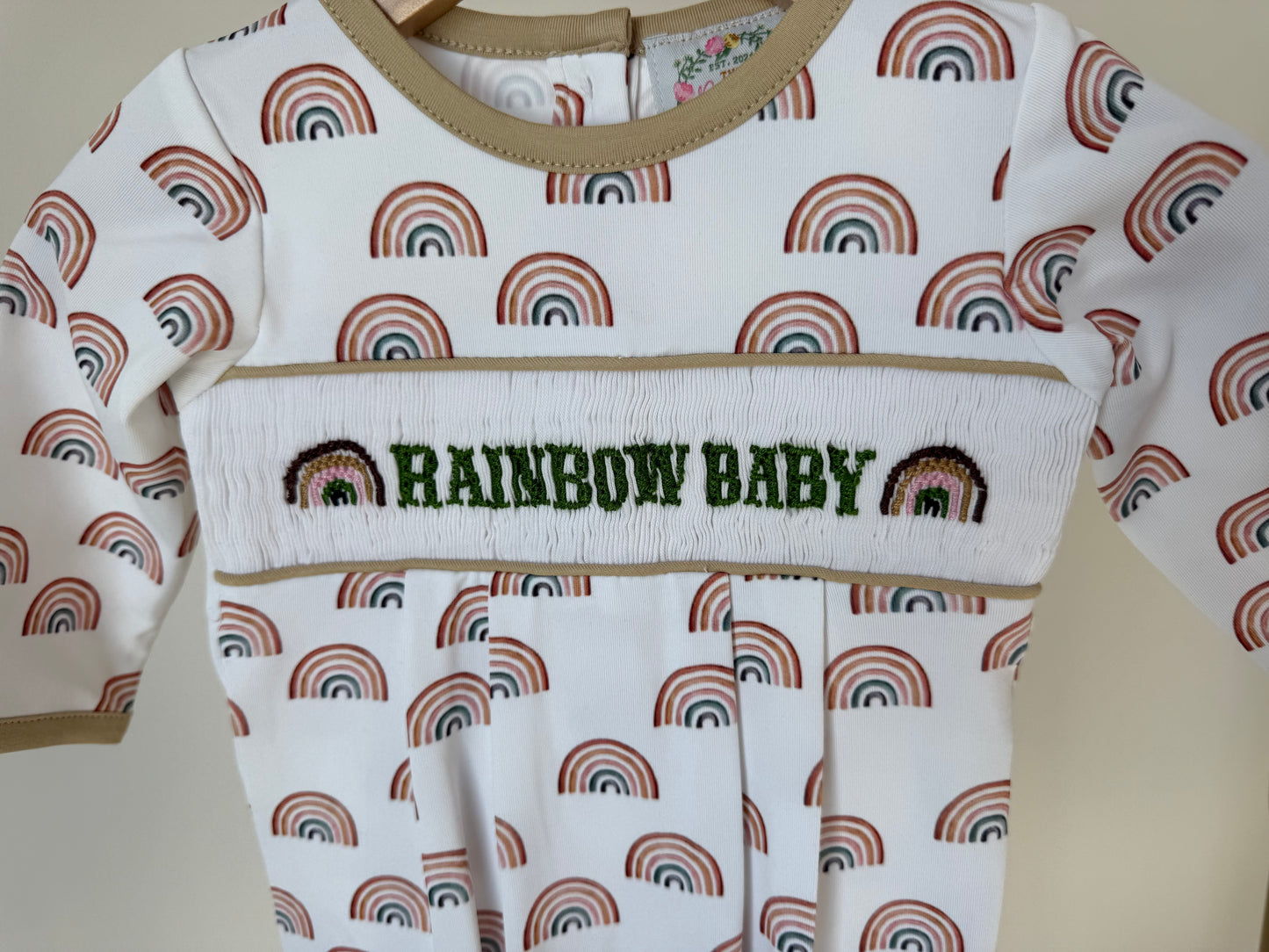 Rainbow Baby Gown
