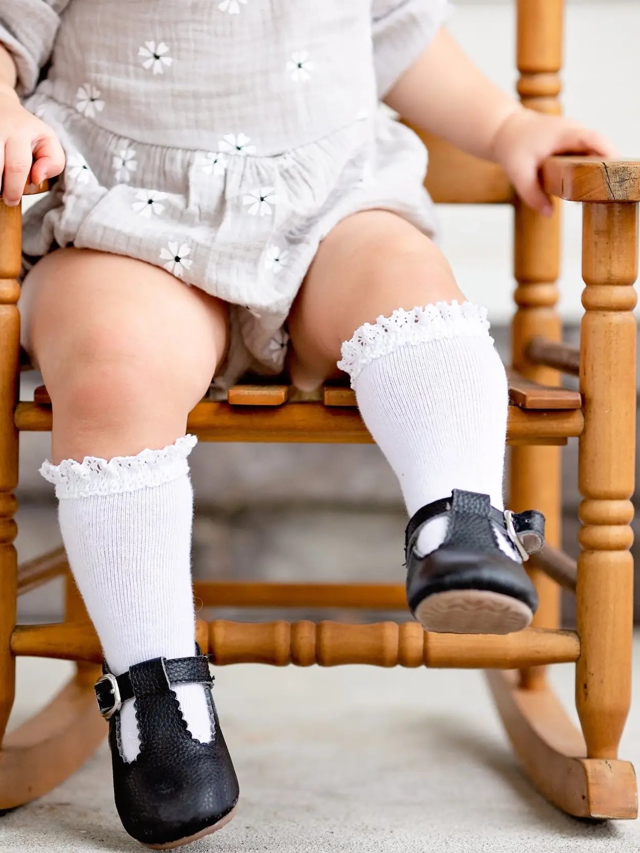 Little Stocking Co. White Lace Socks
