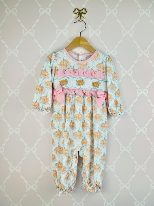 Pretty Pink Pumpkins Romper