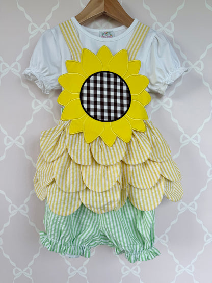 Sunflower Petal Bloomer Set