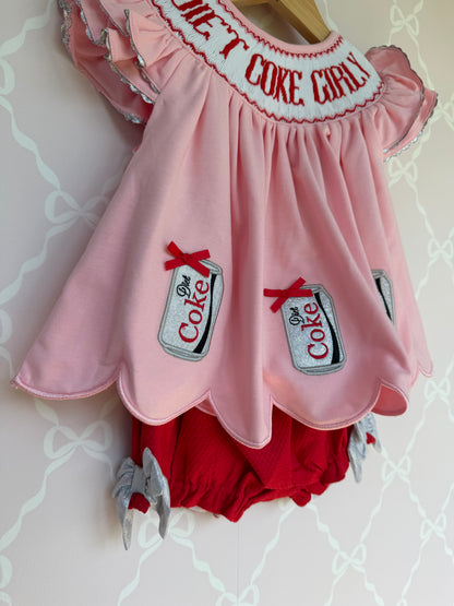 Diet Soda Girly Bloomer Set