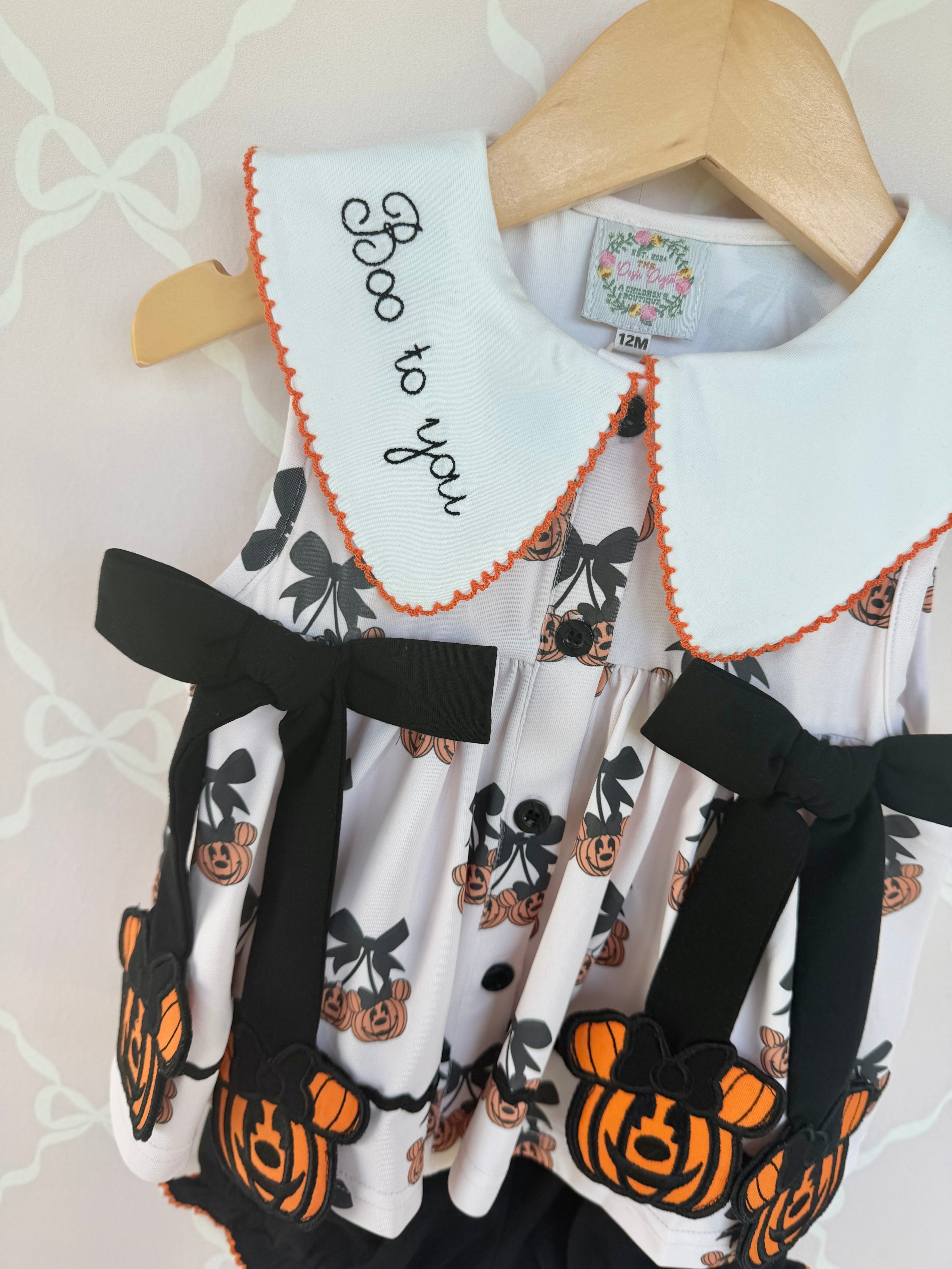 Boo To You Hanging Bubble Short Set