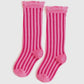 Little Stocking Co Taffy Pink Knee Socks