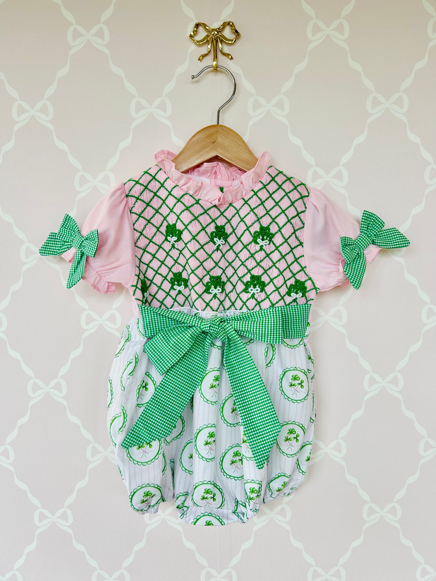 Lucky Lady Smocked Bubble