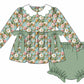 Sage Pumpkin Bloomer Set