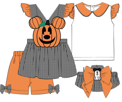 Pumpkin Mouse Short Set