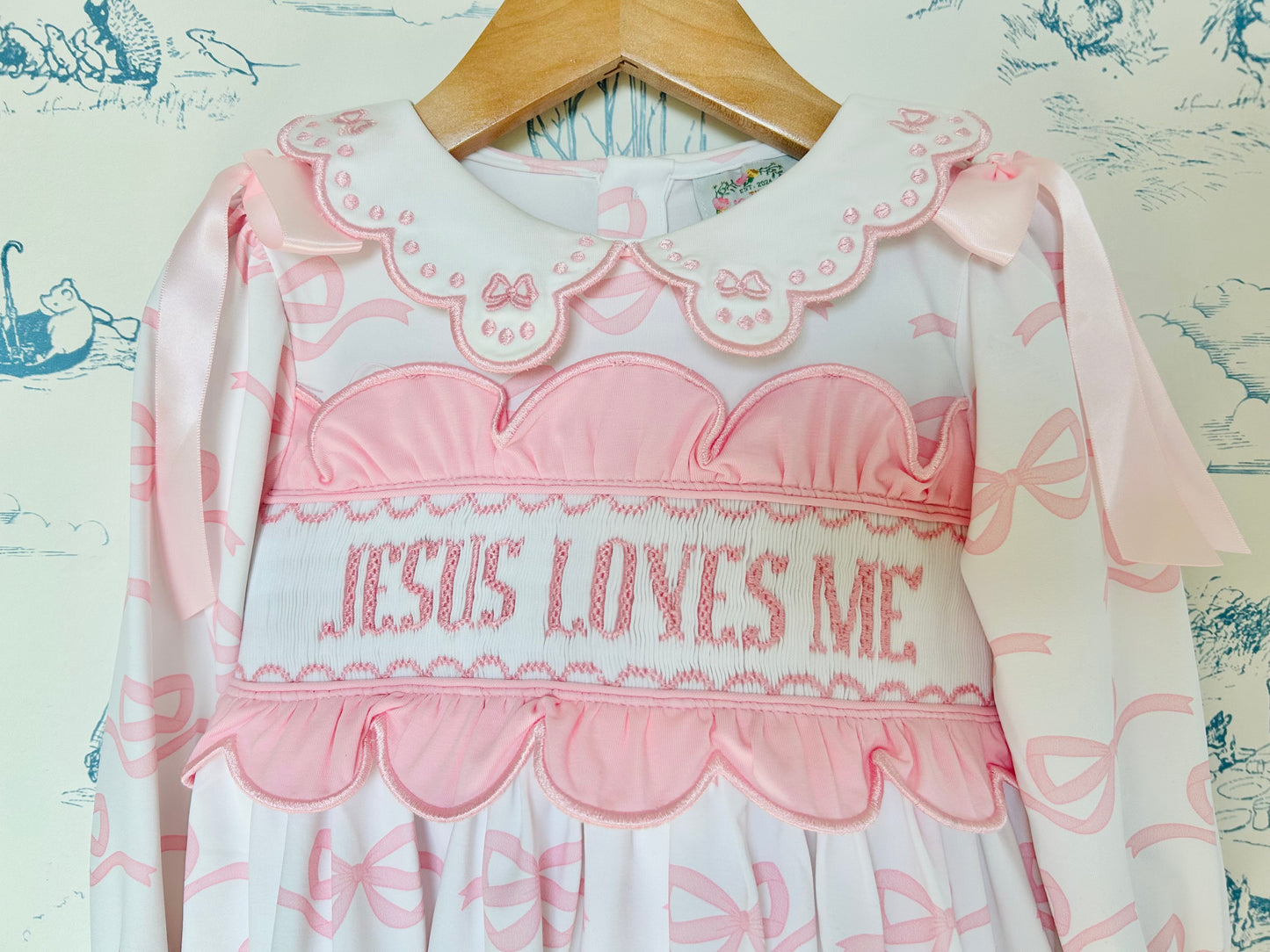 Jesus Loves Me Girls Bloomer Set