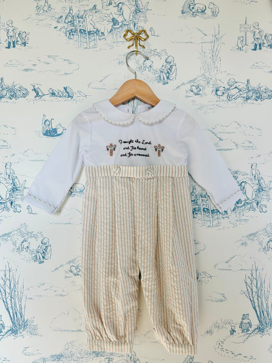 Trust in God Boys Romper