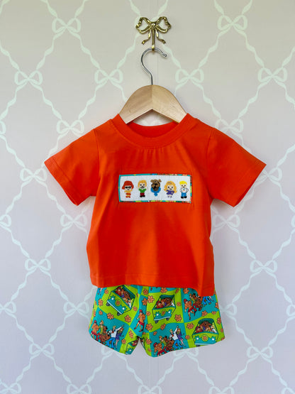 Mystery Gang Boys Short Set
