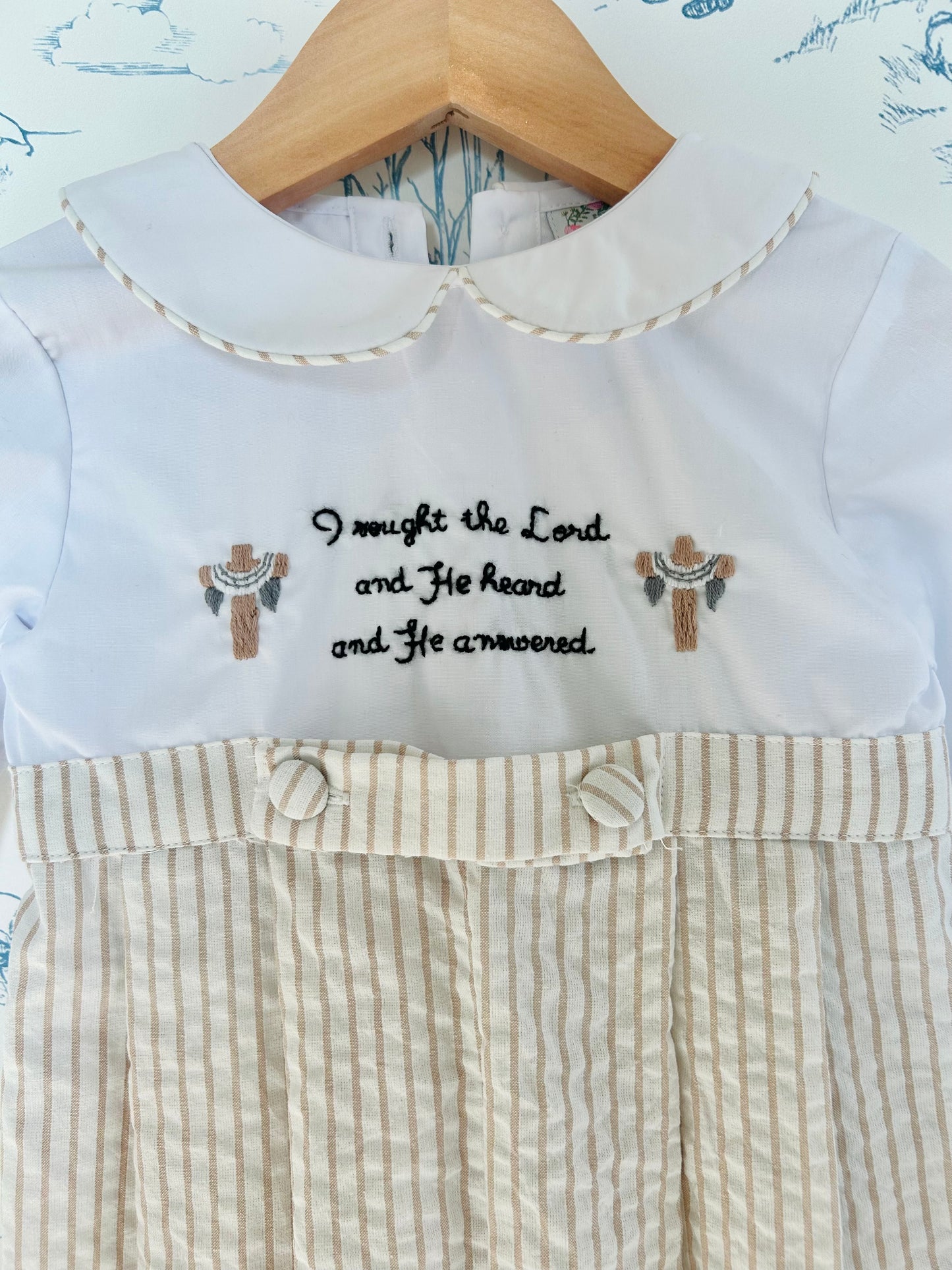 Trust in God Boys Romper