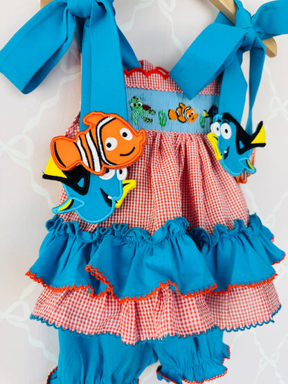 Just Keep Swimming Bloomer Set