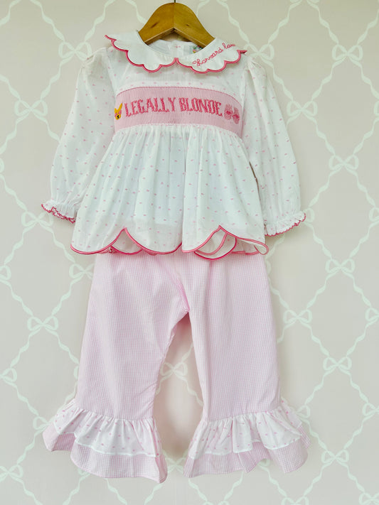 Legally Blonde Pants Set