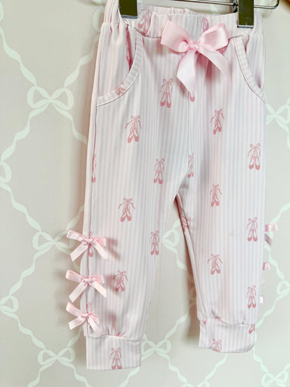 Pink Bow Jogger Pants