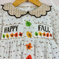 Happy Fall Swiss dot Bloomer Set