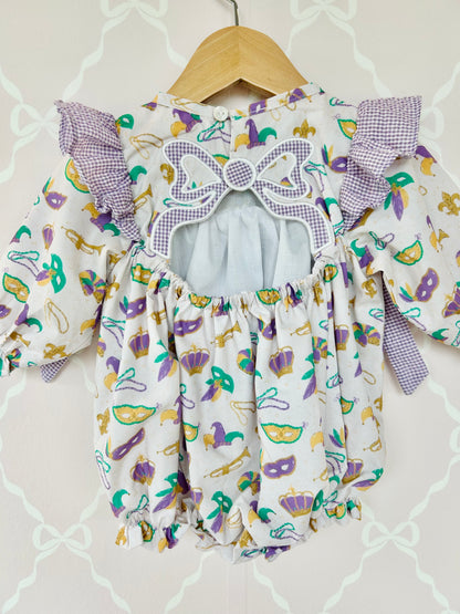Mardi Gras Bow Bubble