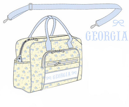 PO0131 Buttercup Blooms Luggage Collection PREORDER—ETA: Late January