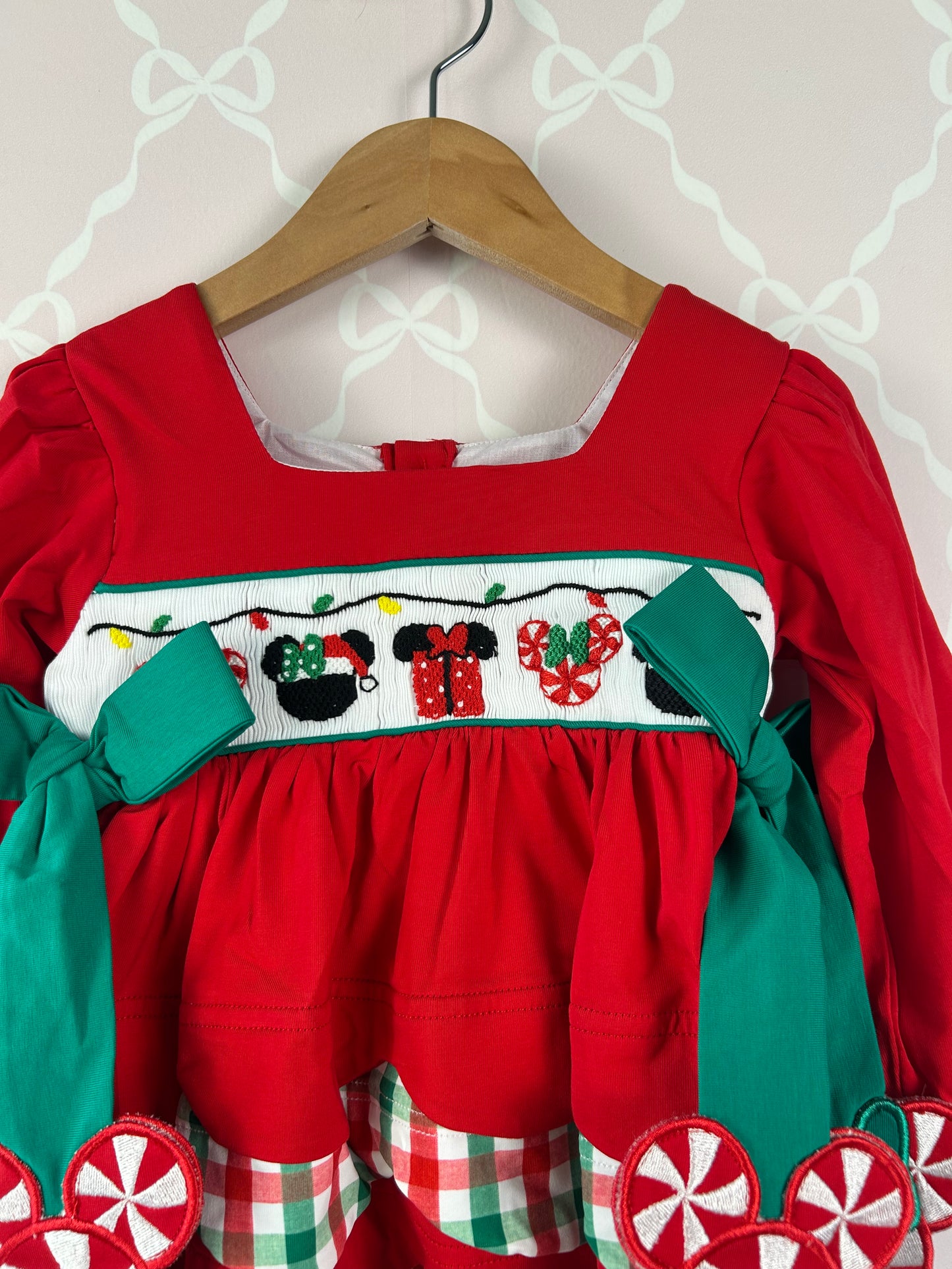 Mouse Peppermint Girls Bloomer Set