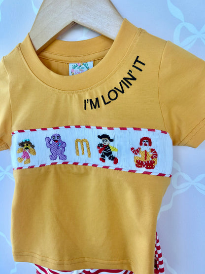 Happy Meal Boys Short Set