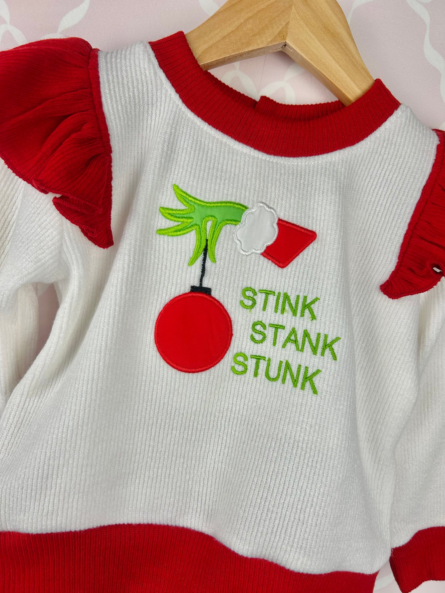 Grinch Girls Jogger Set