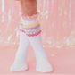 Little Stocking Co. Pastel Bubble Lace Socks