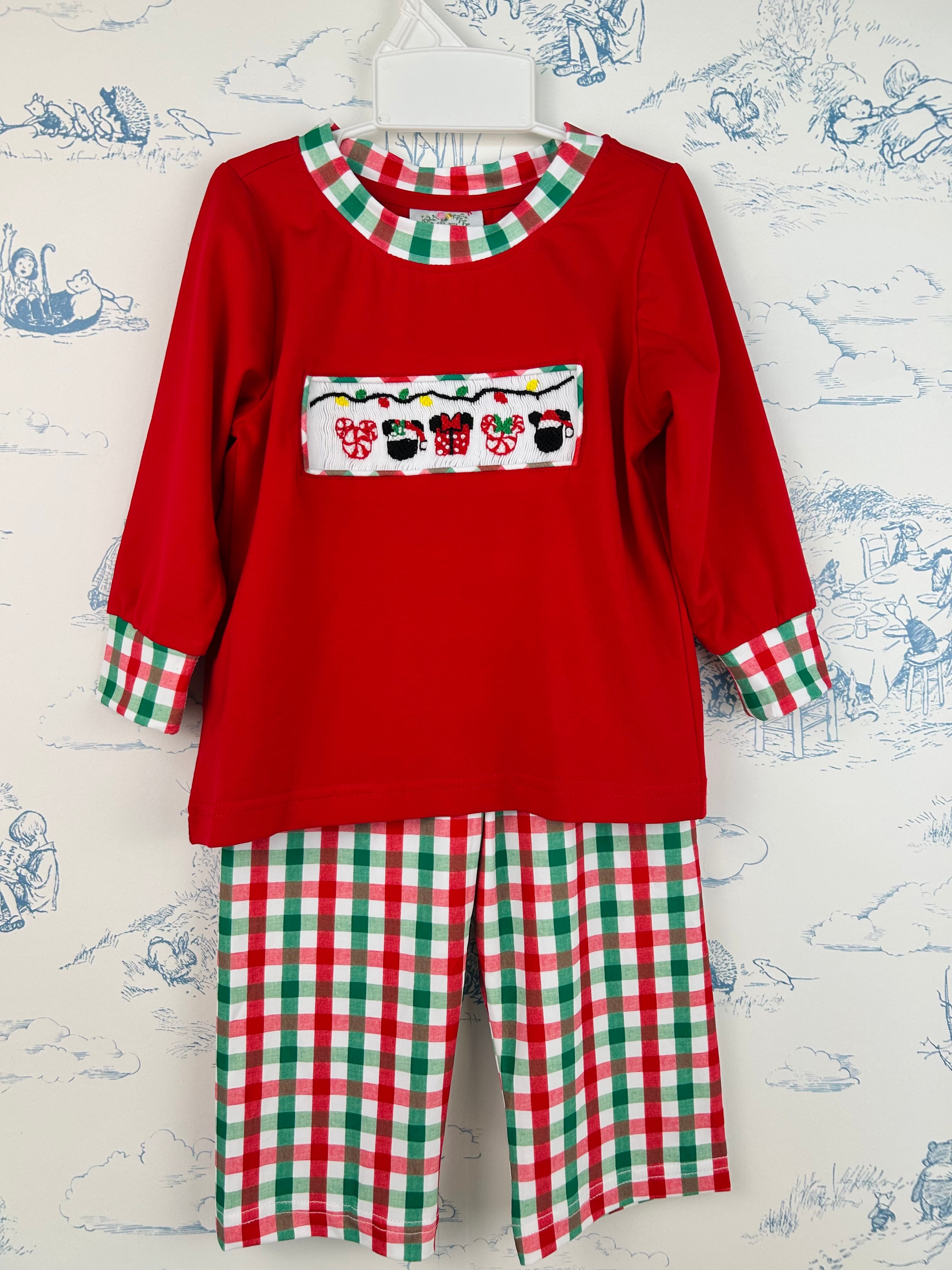 Mouse Peppermint Boys Pants Set