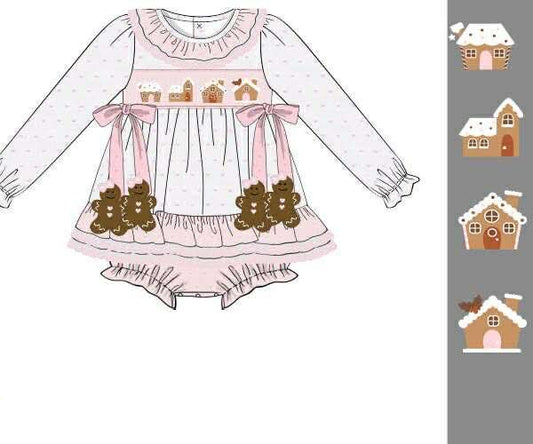 PO1225 Gingerbread Skirted Bubble PREORDER