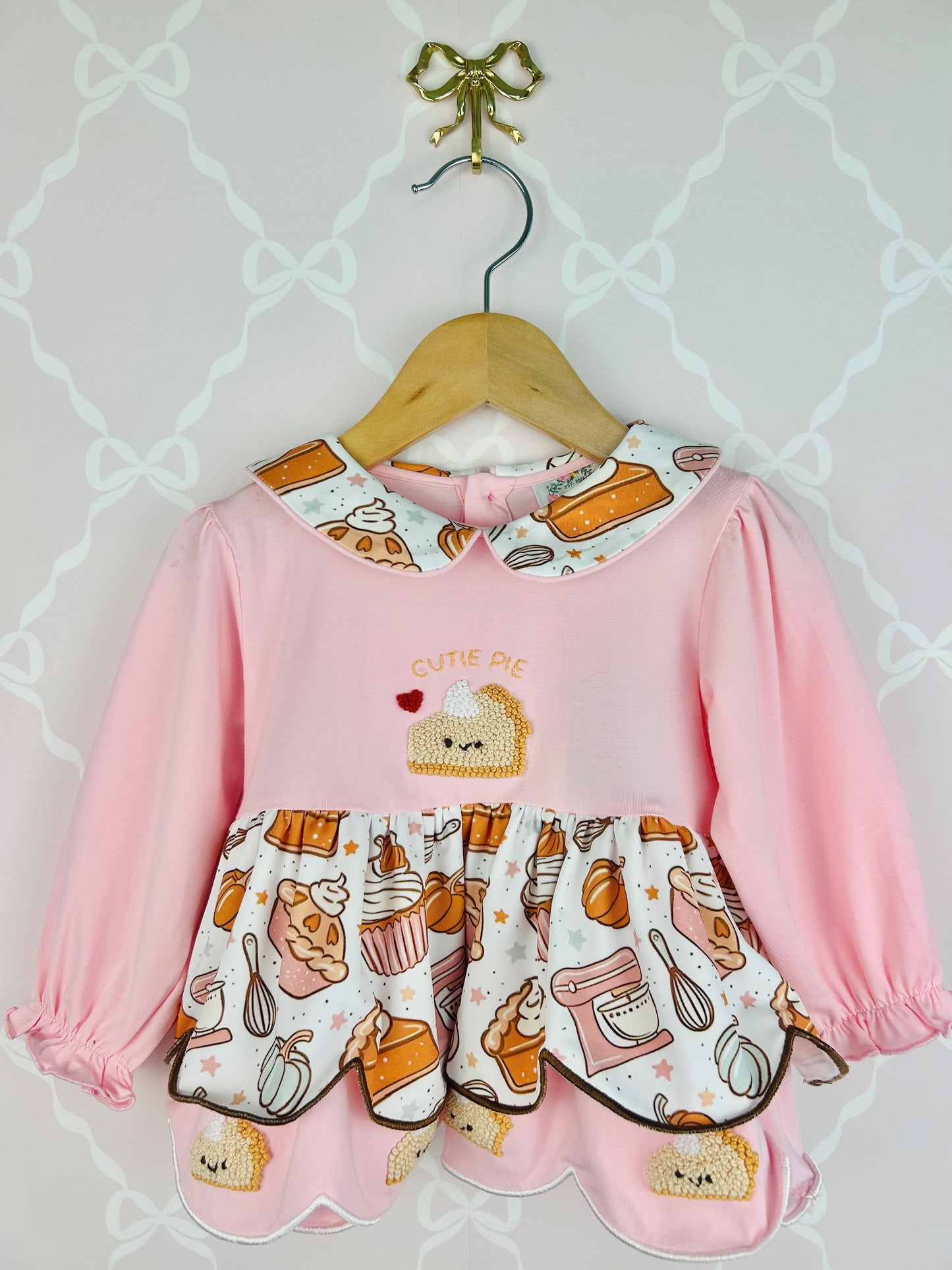 Cutie Pie Long Sleeve Bloomer Set