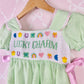 Lucky Charm Smocked Bubble