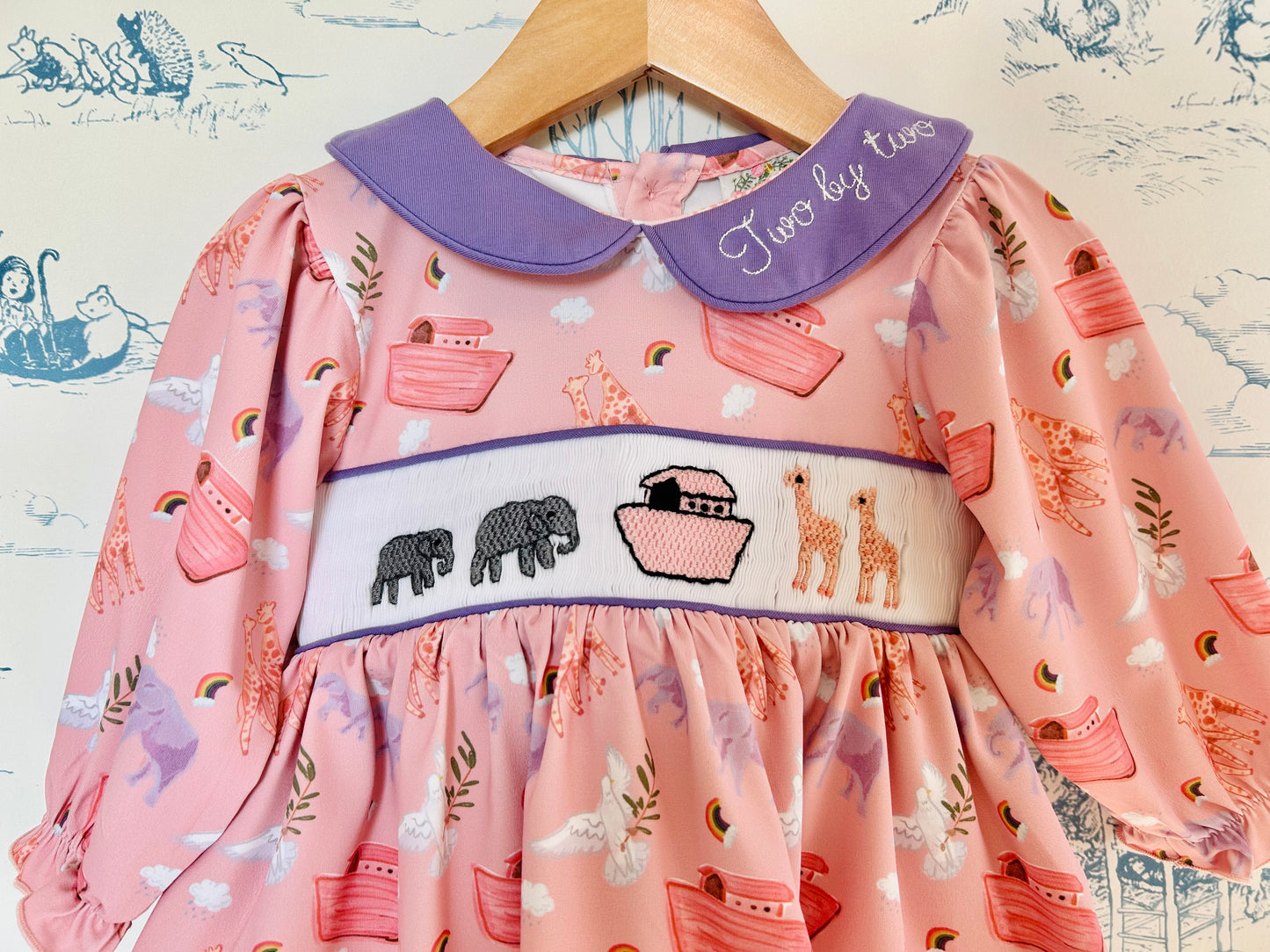 Noah's Ark Girl's Pants Set