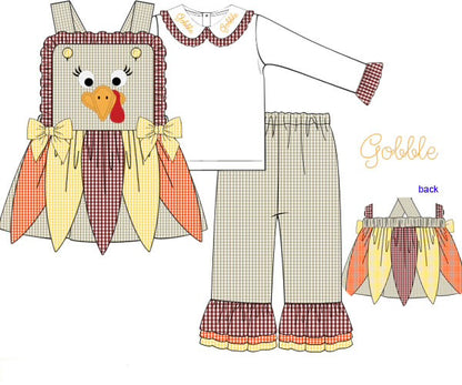 Gobble Gobble Pants Set