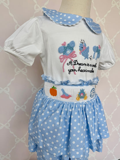 A Dream Is A Wish The Heart Makes Skirt Set