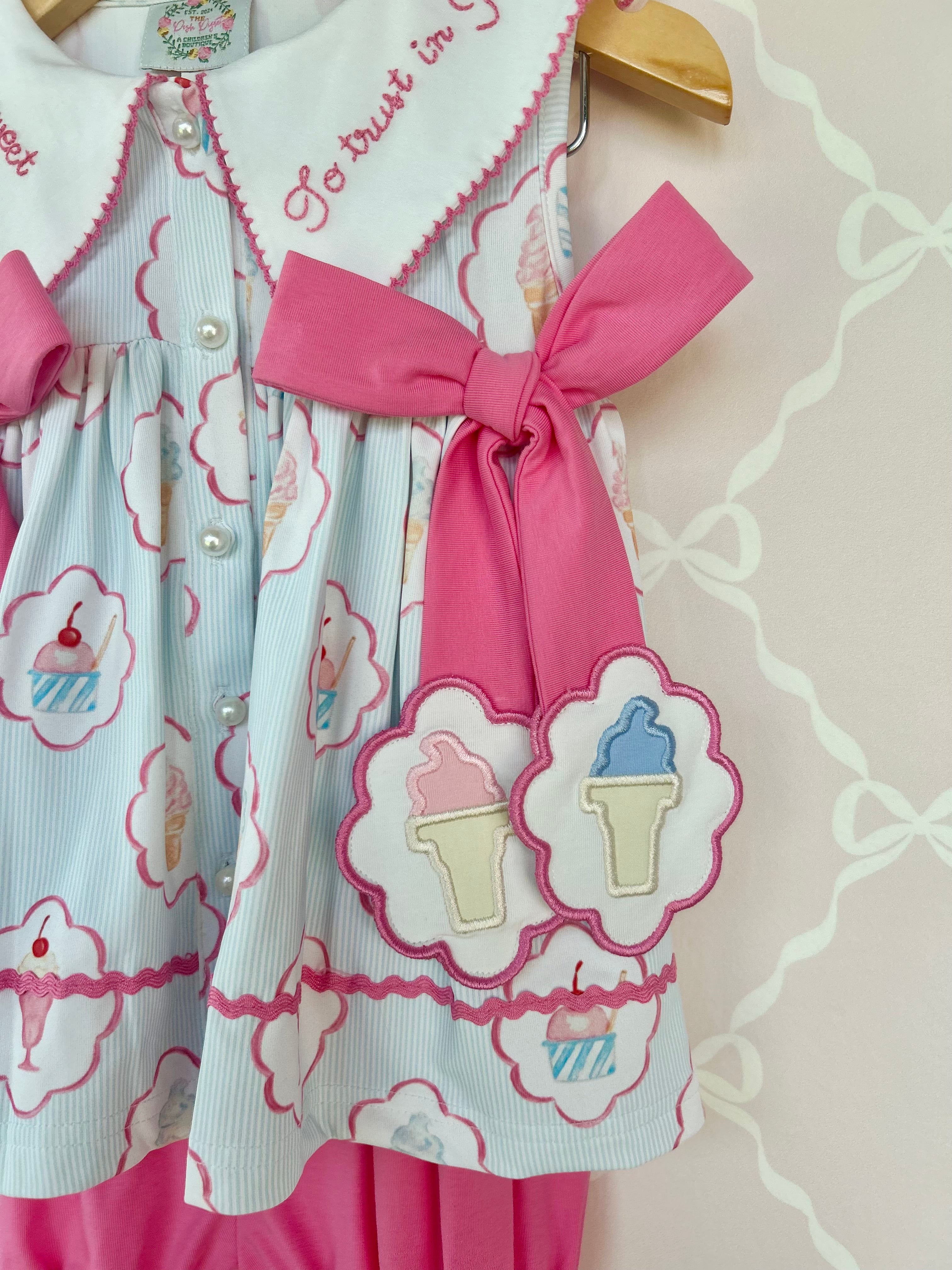 ‘Tis So Sweet Bubble Short Set