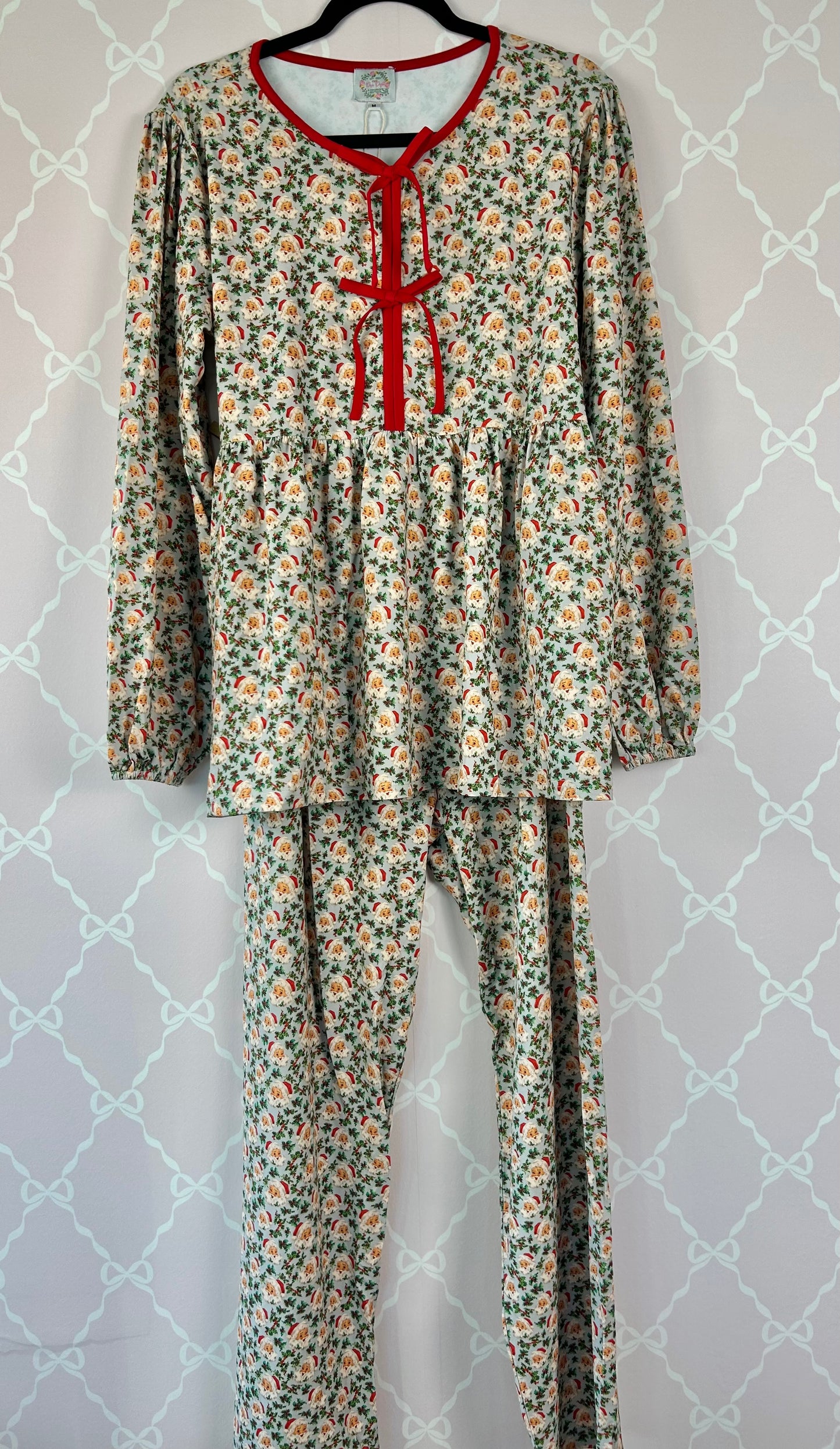 Vintage Santa Mom Pajamas